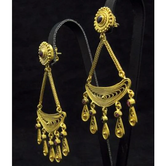 Chandelier Earrings - Handmade