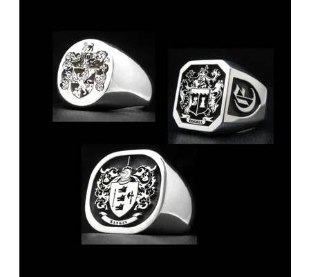 Silver Signet Rings