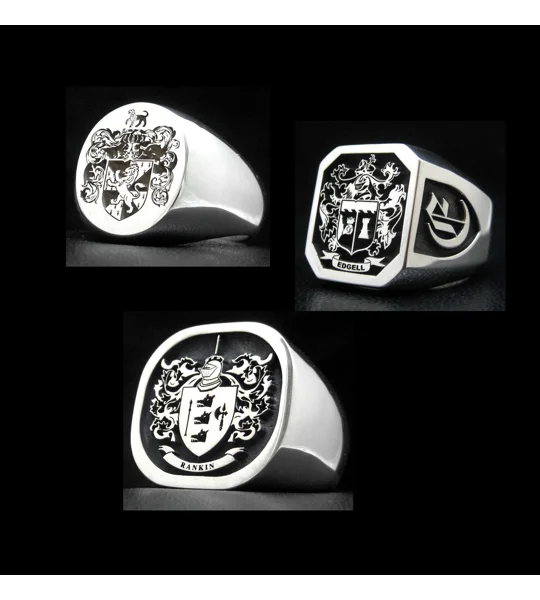 Silver Signet Rings