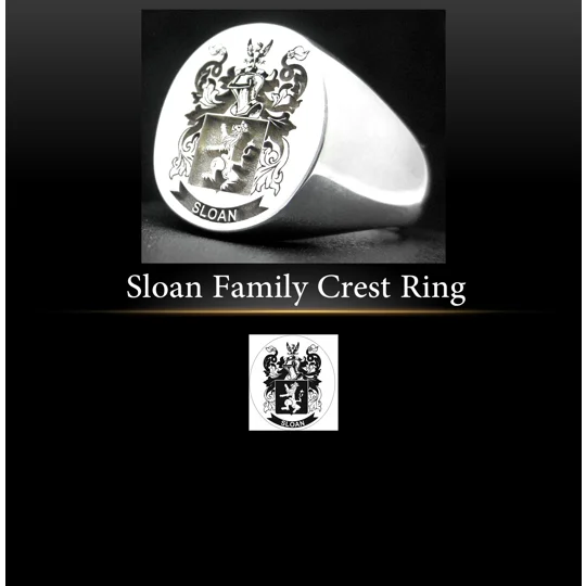 Sloan Family Crest Ring