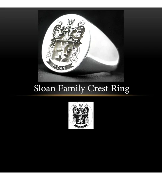 Sloan Family Crest Ring