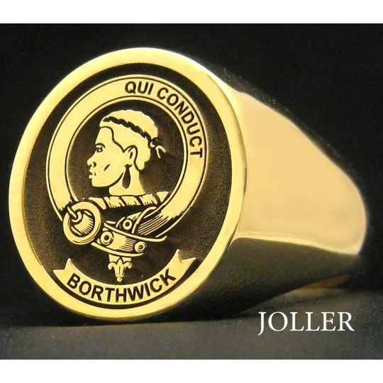 Solid Gold Custom Engraved Your Family Crest Signet Ring
