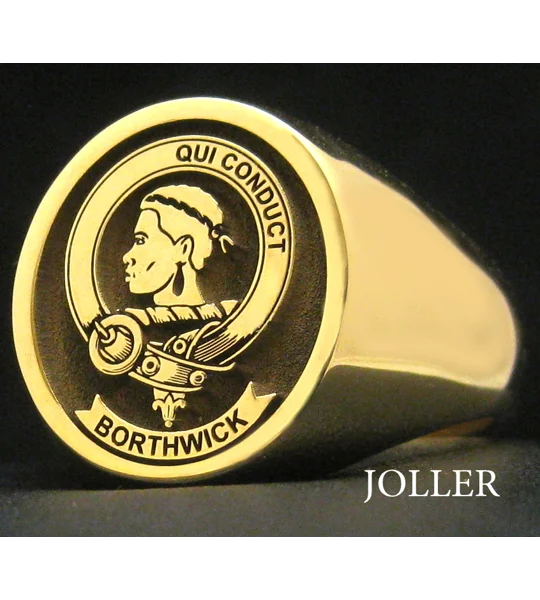 Solid Gold Custom Engraved Your Family Crest Signet Ring