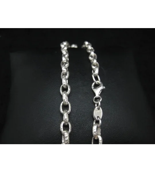 Hammered Silver Necklace