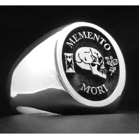 Memento Mori Signet Ring