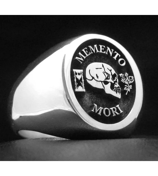 Memento Mori Signet Ring