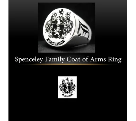 Spenceley Family Crest Ring