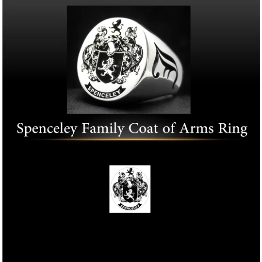 Spenceley Family Crest Ring