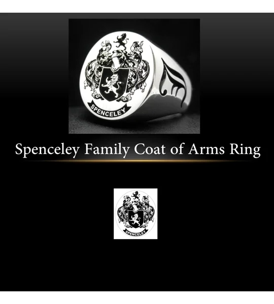 Spenceley Family Crest Ring