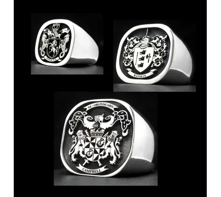 Square Signet Rings