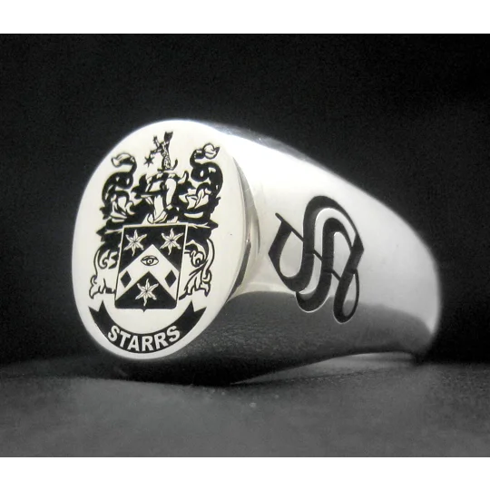 Starrs Family Coat of Arms Ring