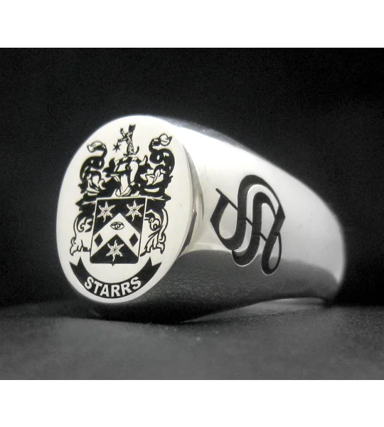 Starrs Family Coat of Arms Ring