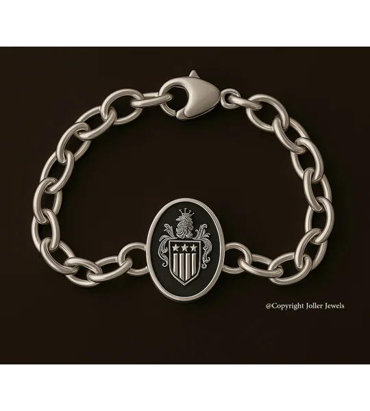 Stars Family Crest Bracelet
