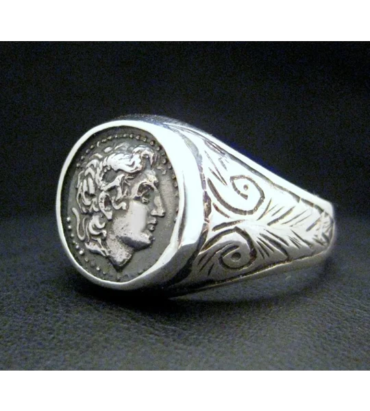 Alexander the Great Ring - Handmade