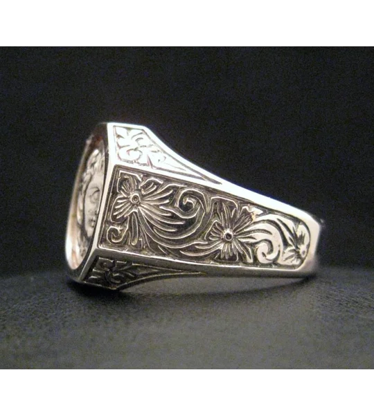 Alexander the Great as Hercules Octagon Ring