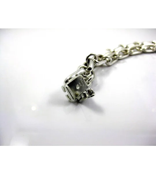 Mens Silver Bracelet - Handmade