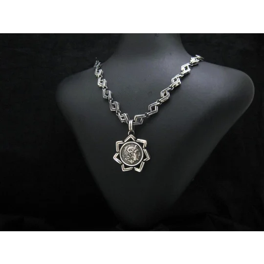 Alexander The Great Coin Necklace