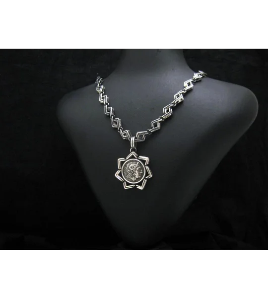 Alexander The Great Coin Necklace
