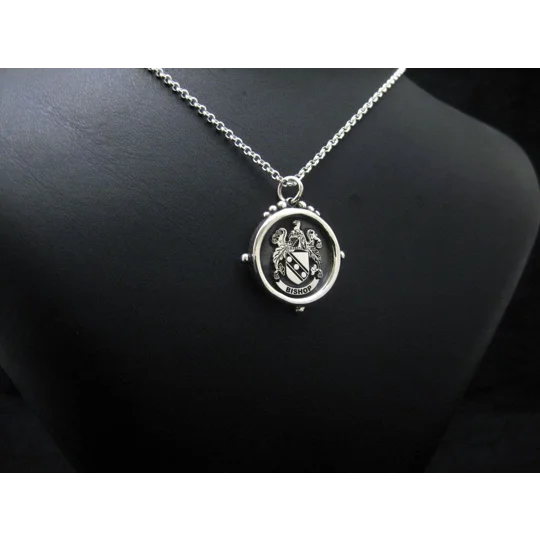 Design Your Own Family Crest Pendant - Mason Pendant - Any Crest