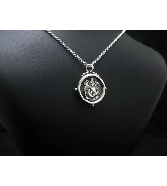 Design Your Own Family Crest Pendant - Mason Pendant - Any Crest