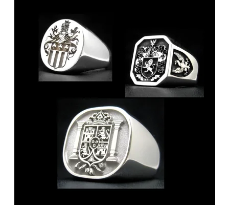 Sterling Silver Signet Rings
