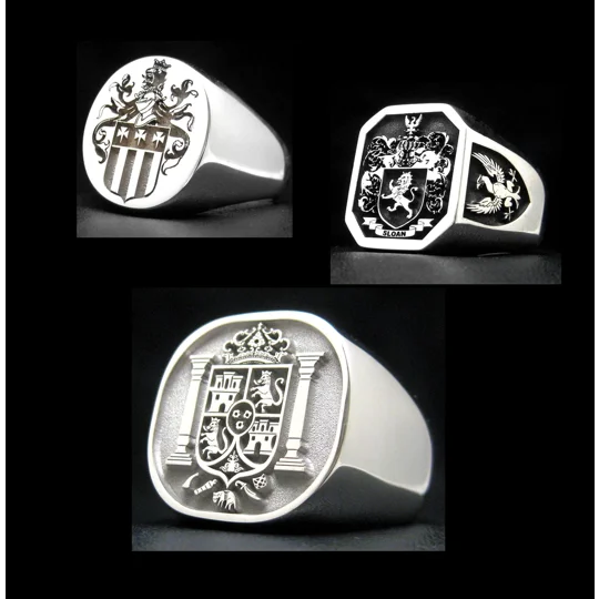 Sterling Silver Signet Rings
