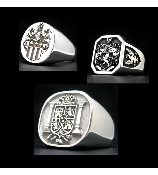 Sterling Silver Signet Rings
