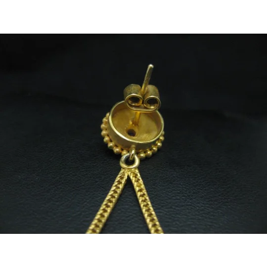 Chandelier Earrings Gold