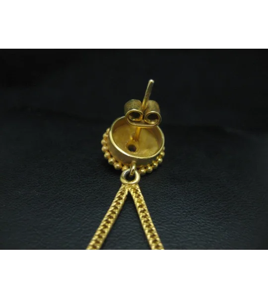 Chandelier Earrings Gold