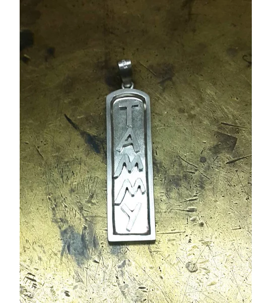 Name Tag Necklace