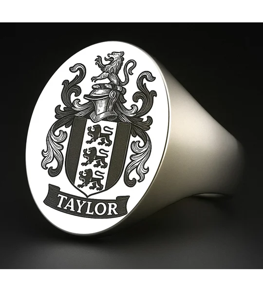 Taylor Coat of Arms Ring