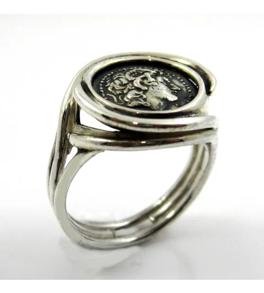 Handmade Alexander the Great Ring Large