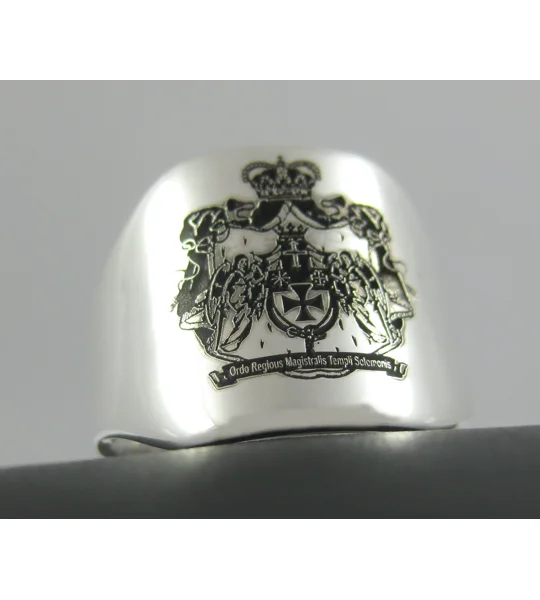 Cigar Ring Custom Made Family Crest