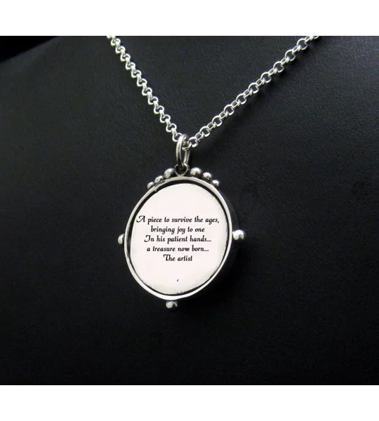 Design Your Own Family Crest Pendant - Mason Pendant - Any Crest