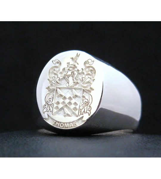 Thomas Family Crest Ring