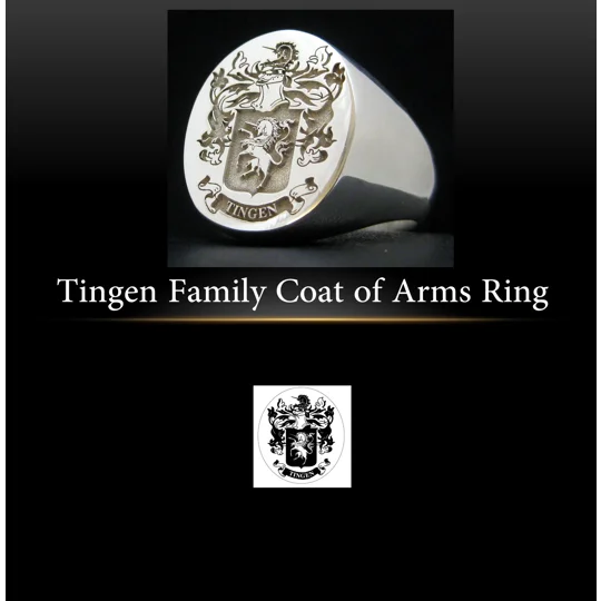 Tingen Family Crest Ring