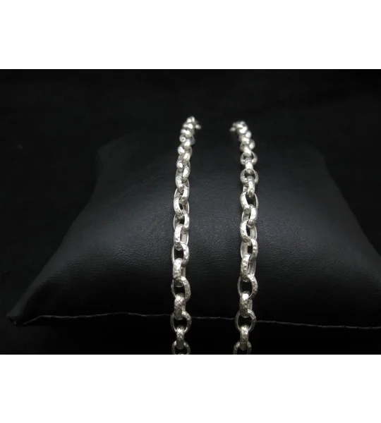 Hammered Silver Necklace