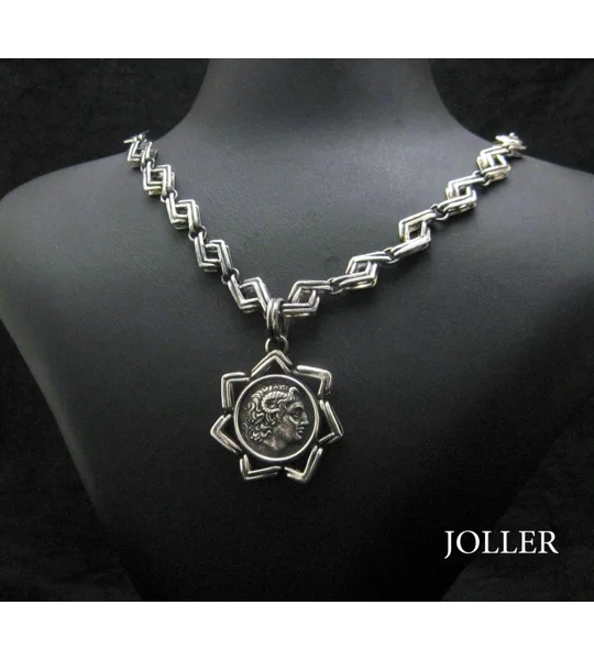 Alexander The Great Coin Necklace
