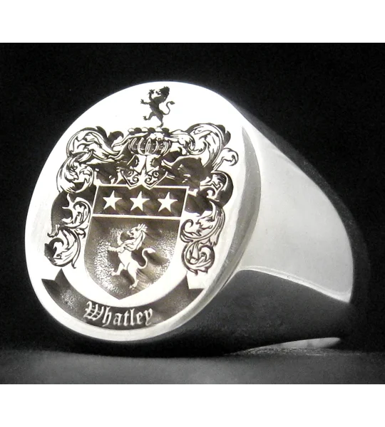 Whatley Family Crest Ring