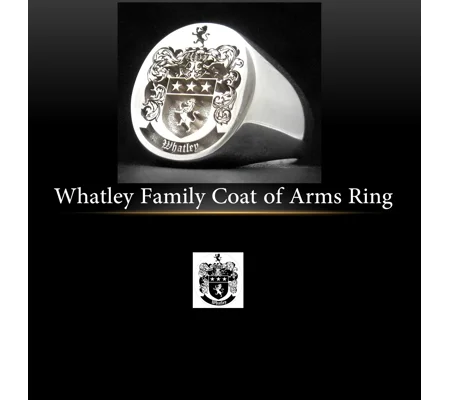 Whatley Family Crest Ring