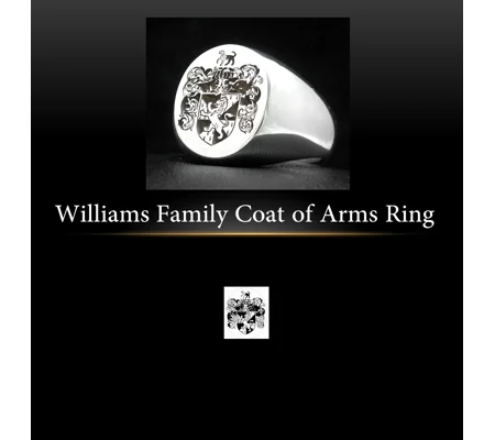 Williams Coat of Arms Ring