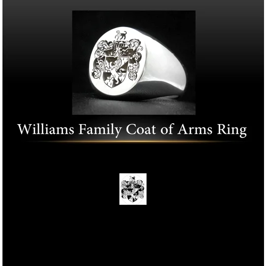 Williams Coat of Arms Ring