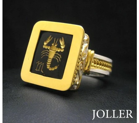Scorpio Signet Ring - Onyx