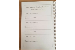 Personalised Adoption Memory/Record Book - First Year at my Forever Home