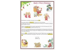 Baby's First Christmas - Personalised Letter from Santa