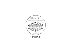 Personalised Wedding Sticker Labels