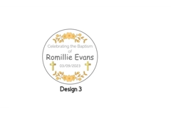 Personalised Christening/Baptism/Holy Communion Sticker Labels