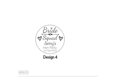 Hen Party Sticker Labels
