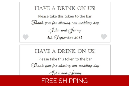 50 Personalised Wedding Drin.. 50 Personalised Wedding Drin..