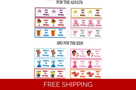 36 x Personalised Birthday P..